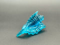 Turquoise Cast Glass Sea Shell